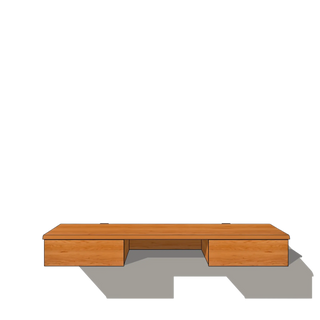 Bureau Flottant LE KETCH (48") - Le Tenon et la Mortaise