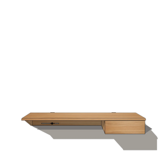 Bureau Flottant LE KETCH (48") - Le Tenon et la Mortaise