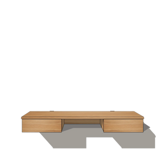 Bureau Flottant LE KETCH (48") - Le Tenon et la Mortaise