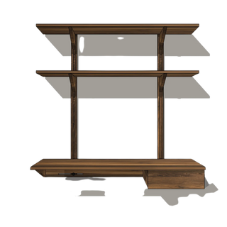 Bureau Flottant LE KETCH (48") - Le Tenon et la Mortaise