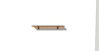 CLARA Étagère murale Le Tenon et la Mortaise 48-Chêne-rouge-1