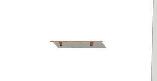 CLARA Étagère murale Le Tenon et la Mortaise 48-Cerisier-1