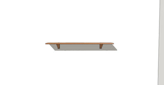 CLARA Étagère murale Le Tenon et la Mortaise 60-Chêne-rouge-1