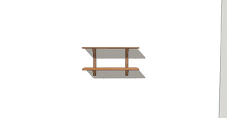 CLARA Étagère murale Le Tenon et la Mortaise 36-Chêne-rouge-2