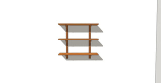 CLARA Étagère murale Le Tenon et la Mortaise 36-Cerisier-3