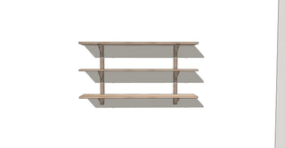 CLARA Étagère murale Le Tenon et la Mortaise 60-Érable-à-sucre-3