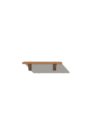 CLARA Étagère murale Le Tenon et la Mortaise 24-Chêne-rouge-1