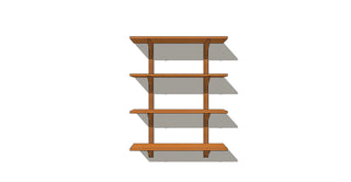 CLARA Étagère murale Le Tenon et la Mortaise 36-Cerisier-4