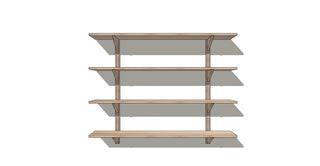 CLARA Étagère murale Le Tenon et la Mortaise 60-Érable-à-sucre-4 