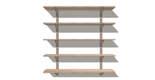 CLARA Étagère murale Le Tenon et la Mortaise 60-Érable-à-sucre-5