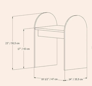 BUIS Tabouret et table d'appoint Le Tenon et la Mortaise  